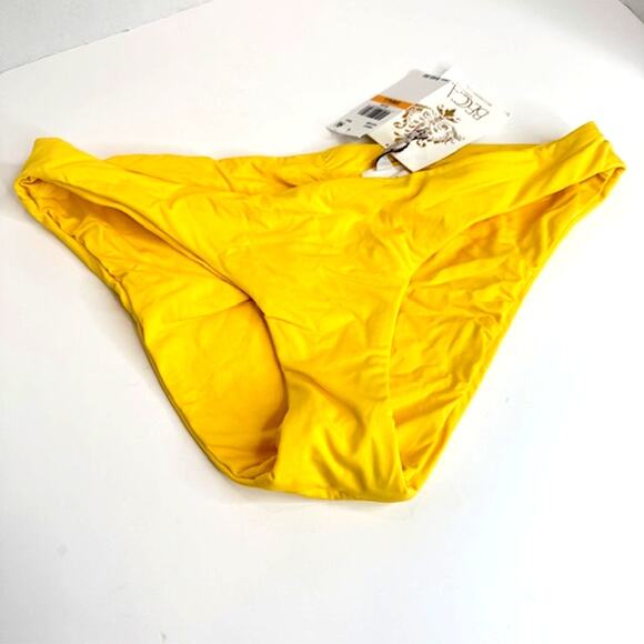 BECCA Women's Small Hipster Bikini Bottom, Banana, Cheeky Coverage, Swimwear 48 - Picture 3 of 9